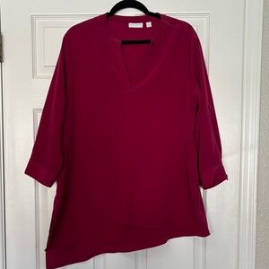 Women's Burgundy Blouse